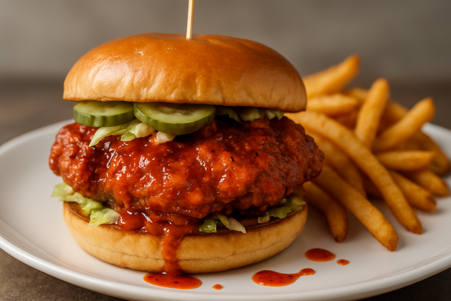 Spicy Fried Chicken Sandwich